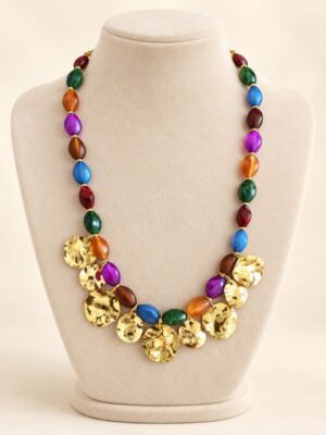Design sans titre (7) Collier Mosaïque Dorée