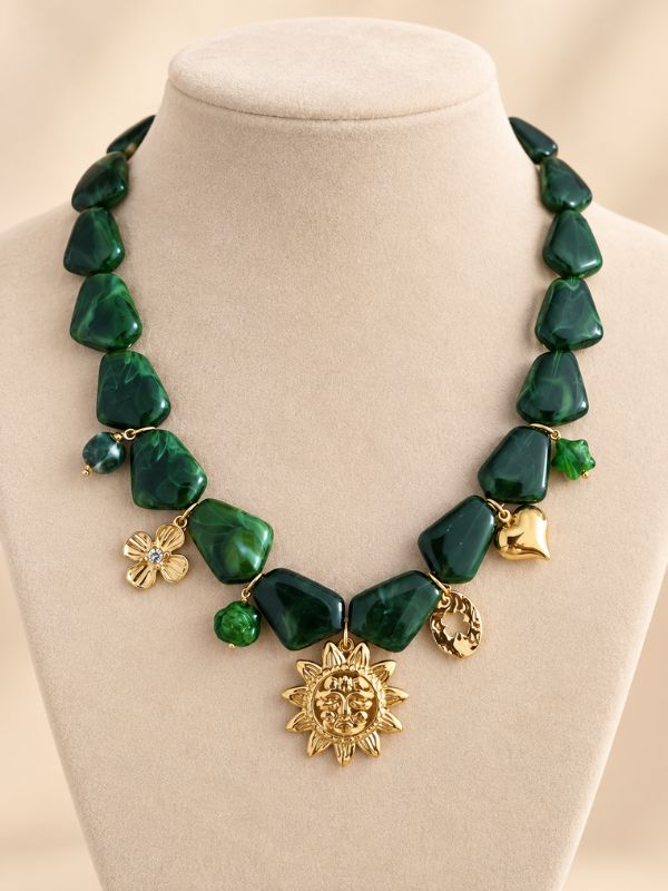 Collier Soleil Fauve