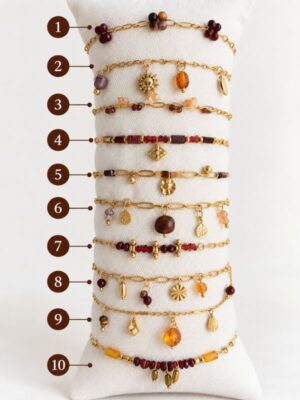 Bracelet fin marron